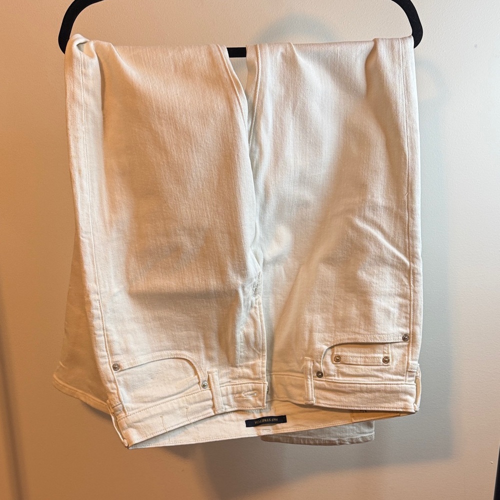 Abercrombie & Fitch Men's Skinny Jeans in Cream